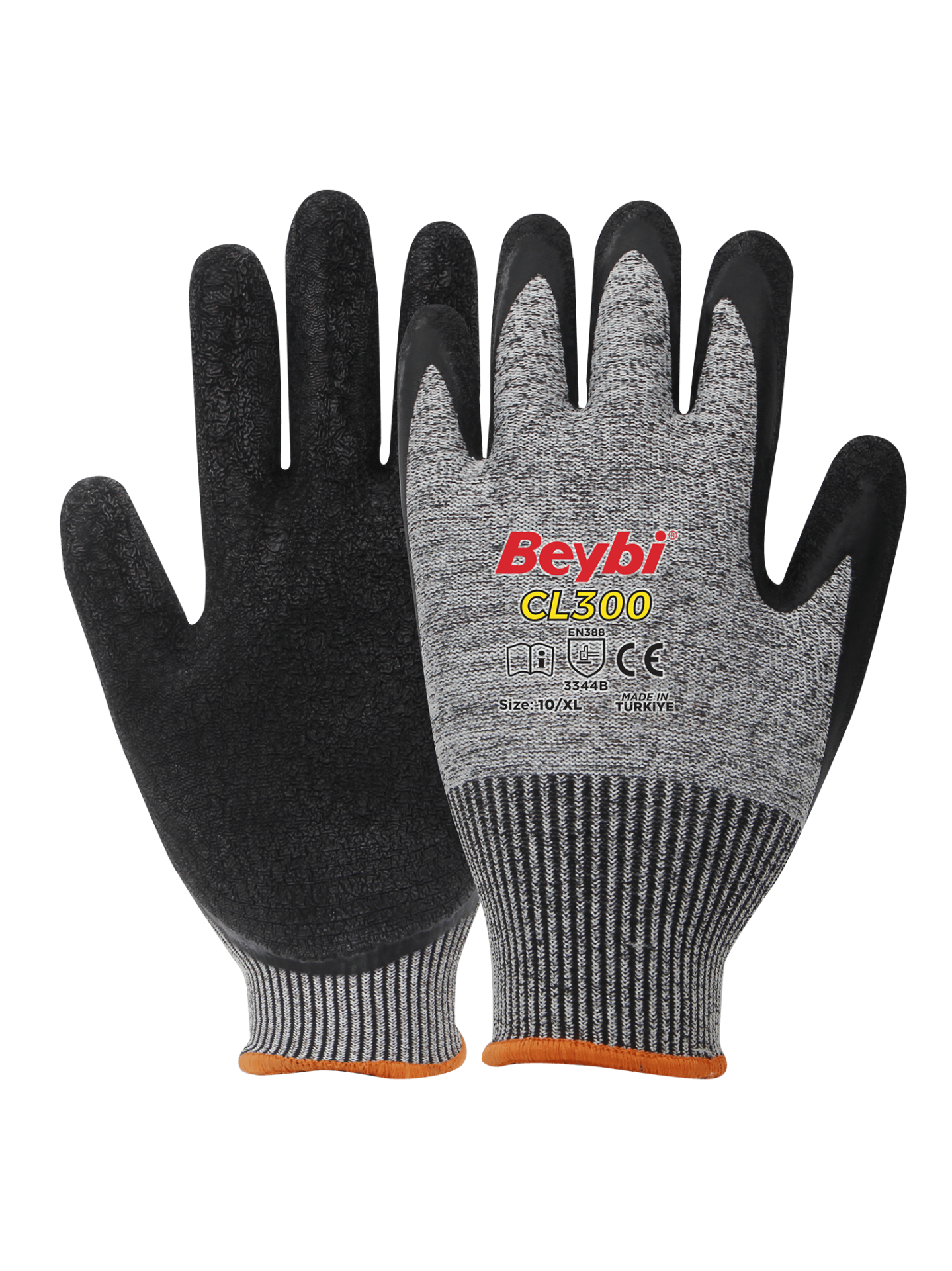 BEYBİ CL300 LATEKS KAPLI KESİLMEYE KARŞI DİRENÇLİ ELDİVEN NO:10