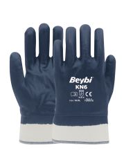 BEYBİ KN6 YÜKSEK PERFORMANS NİTRİL KAPLI PAMUK ELDİVEN NO:10
