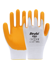 BEYBİ PN5 NİTRİL KAPLI POLYESTER ELDİVEN NO:10