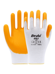 BEYBİ PN7 NİTRİL KAPLI POLYESTER ELDİVEN NO:10