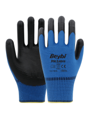 BEYBİ PN ZEBRA NİTRİL KAPLI POLYESTER ELDİVEN NO:10