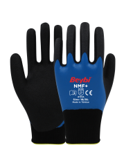 BEYBİ NMF+ ÇİFT KATLI MİKRO KÖPÜK NİTRİL KAPLI POLYESTER ELDİVEN NO:10
