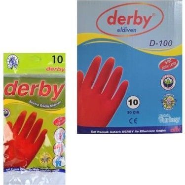 DERBY 9 NO D-100 EKSTRA GÜÇLÜ LASTİK ELDİVEN
