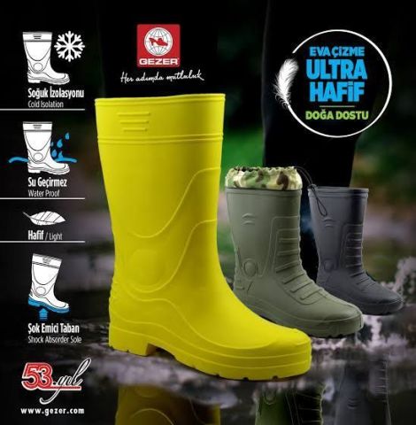 GEZER 44-45 NUMARA EVA HAFİF ÇİZME