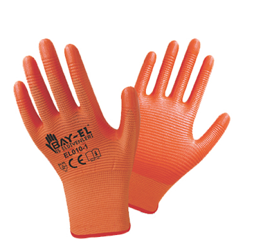 BAYEL 10 NO ZEBRA  TURUNCU-TURUNCU ELDİVEN