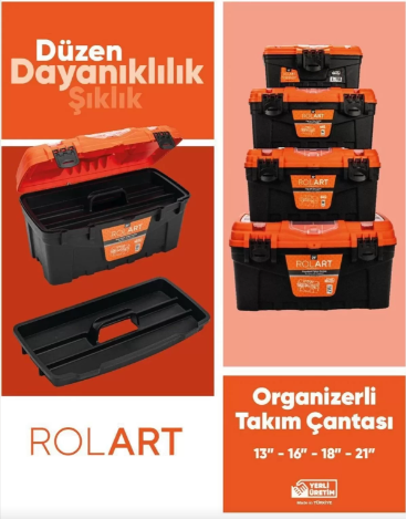 ROLART  ORGANİZERLİ TAKIM ÇANTASI 13''