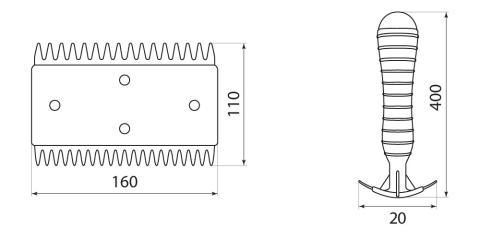 HAYVAN TARAĞI BAKİ KOÇ ORJİNAL PLASTİK